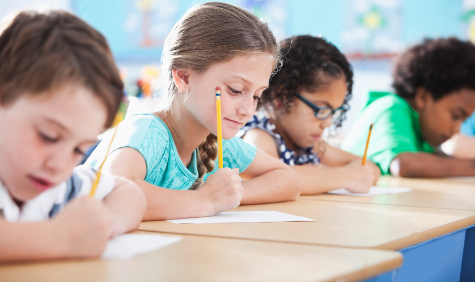 Students at their desks