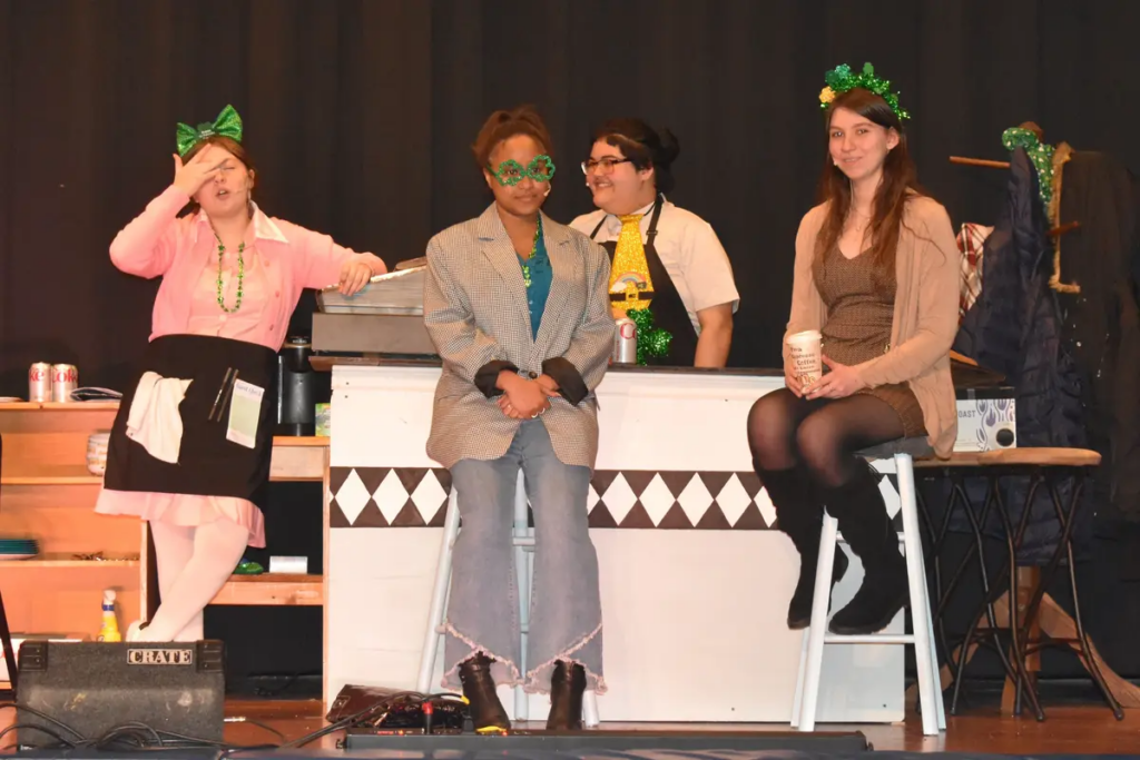 Students performing in NYC-themed arts showcase at Community High School Teaneck NJ special education program
