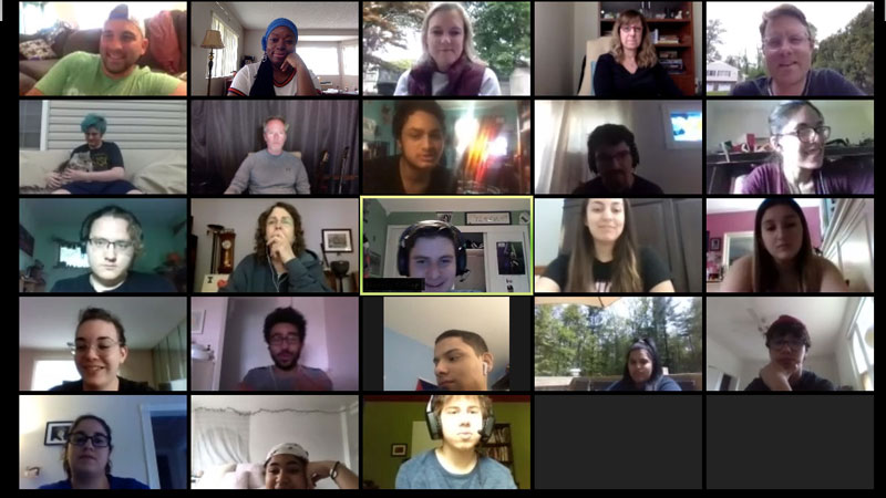 zoom call for virtual learning